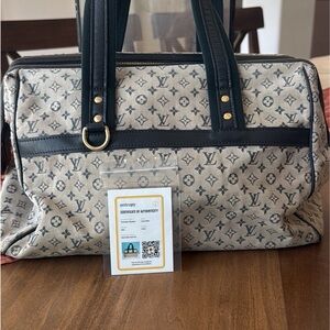 Louis Vuitton Mini Lin Canvas Satchel